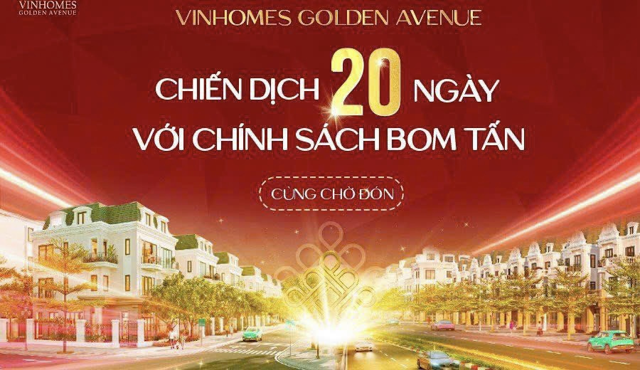 Cơ hội tốt nhất Mua nhà tặng Xe Vinhomes Golden Avenue