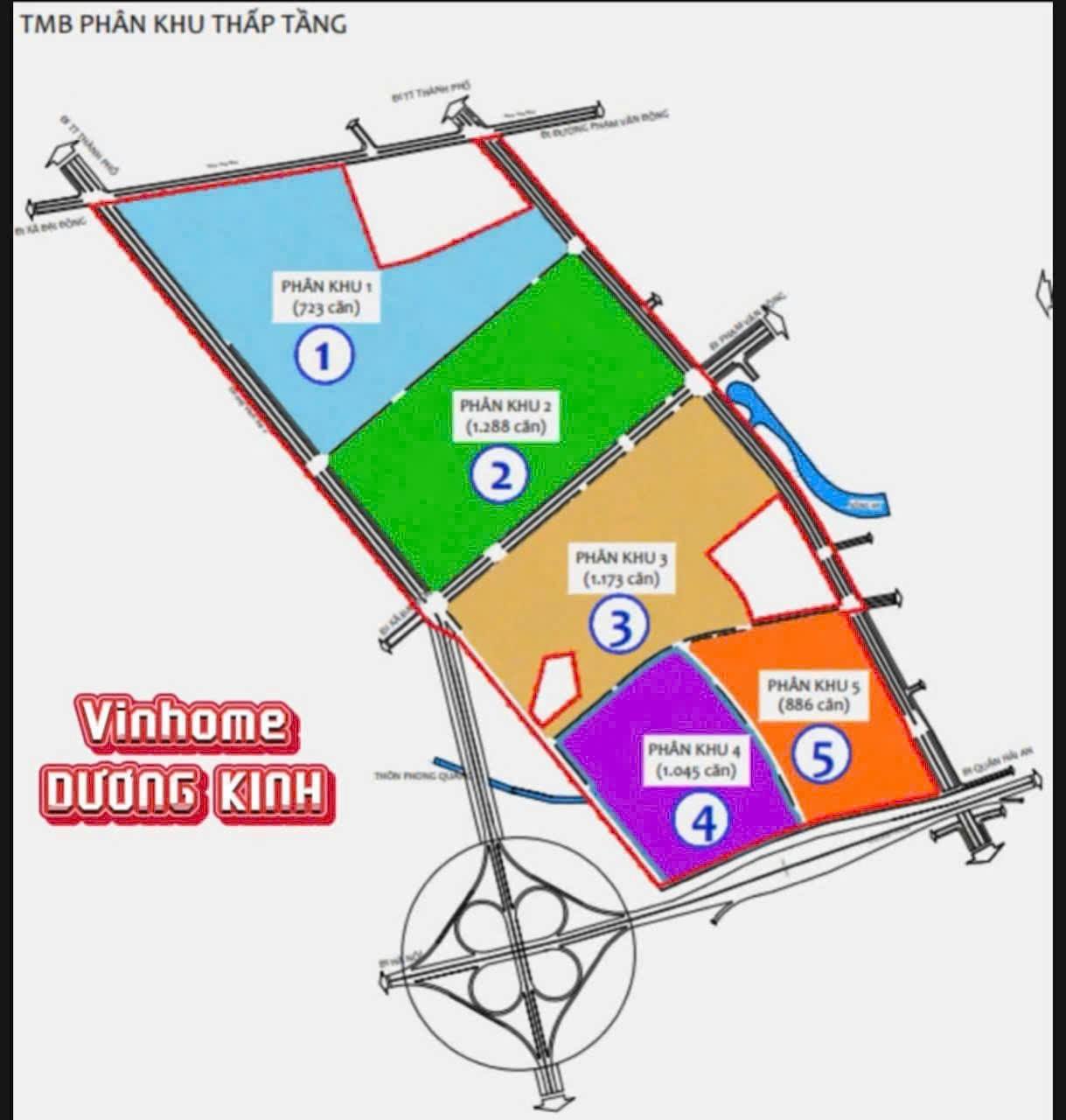 Tên gọi các phân khu Vinhomes Golden City -Vinhomes dương kinh hải phòng