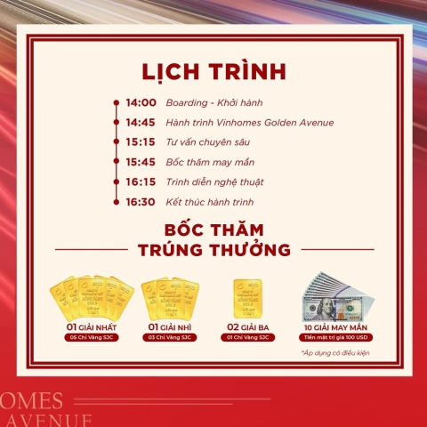Sự kiện mở bán chính thức Vinhomes Golden Avenue: Nhiều Phần quà khủng và hấp dẫn cho nhà đầu tư