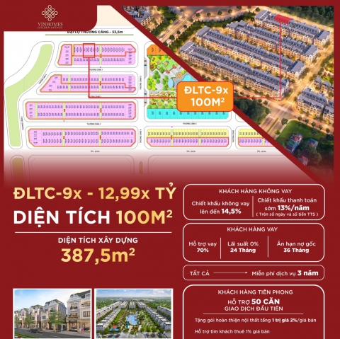 Bảng giá bán và Chính sách Vinhomes Golden Avenue | Vinhomes Móng cái