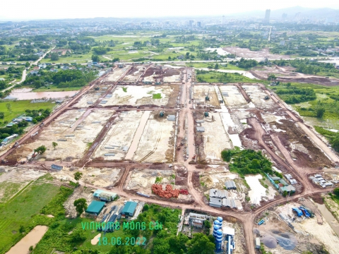 Cập nhật tiến độ Xây dựng Vinhomes Móng cái Tháng 7/2022